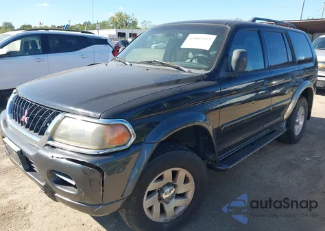 2001 Mitsubishi Montero Sport Xls z USA, uszkodzony, nr VIN JA4MT31H51P008337